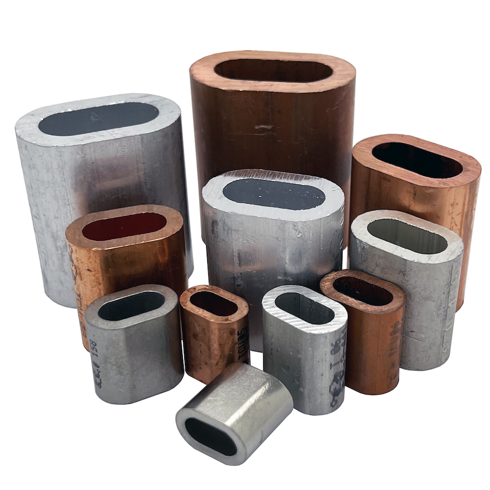 Stainless Steel Wire Rope Ferrules & Crimps TALURIT GS Products