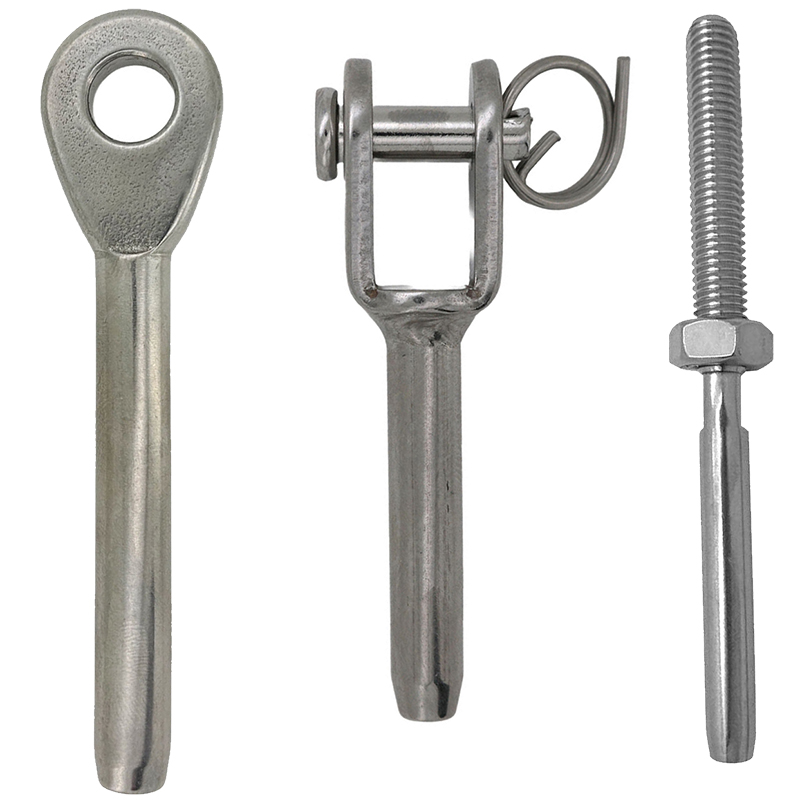 500 Pcs Aluminum Swage Stops For 3/16" Wire Rope Cable - Crimping Sleeves