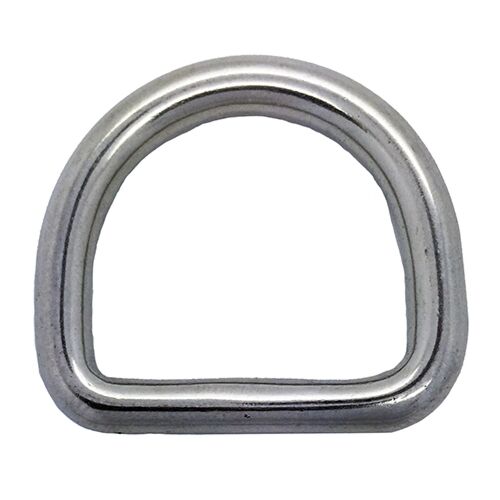 5mm x 25mm Stainless Steel D Ring