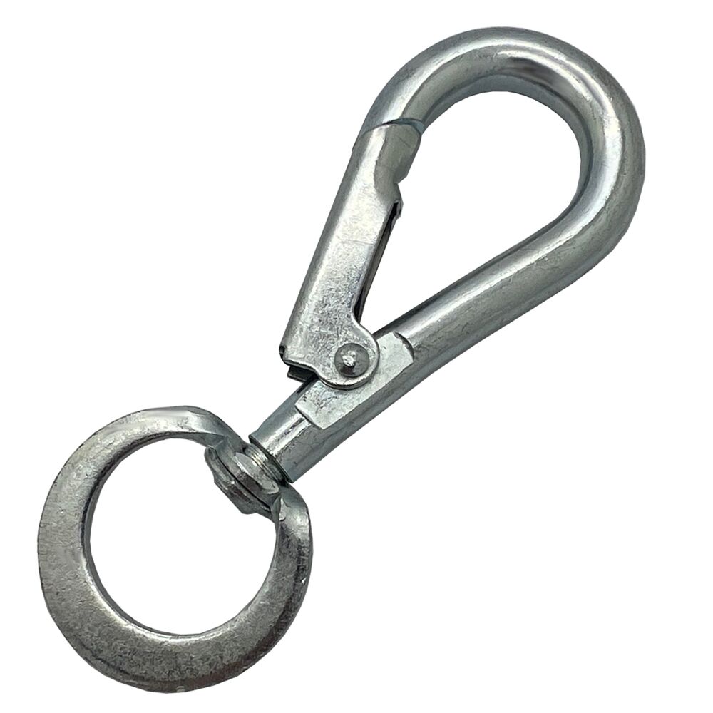 5mm BZP Spring Snap Hook to Swivel