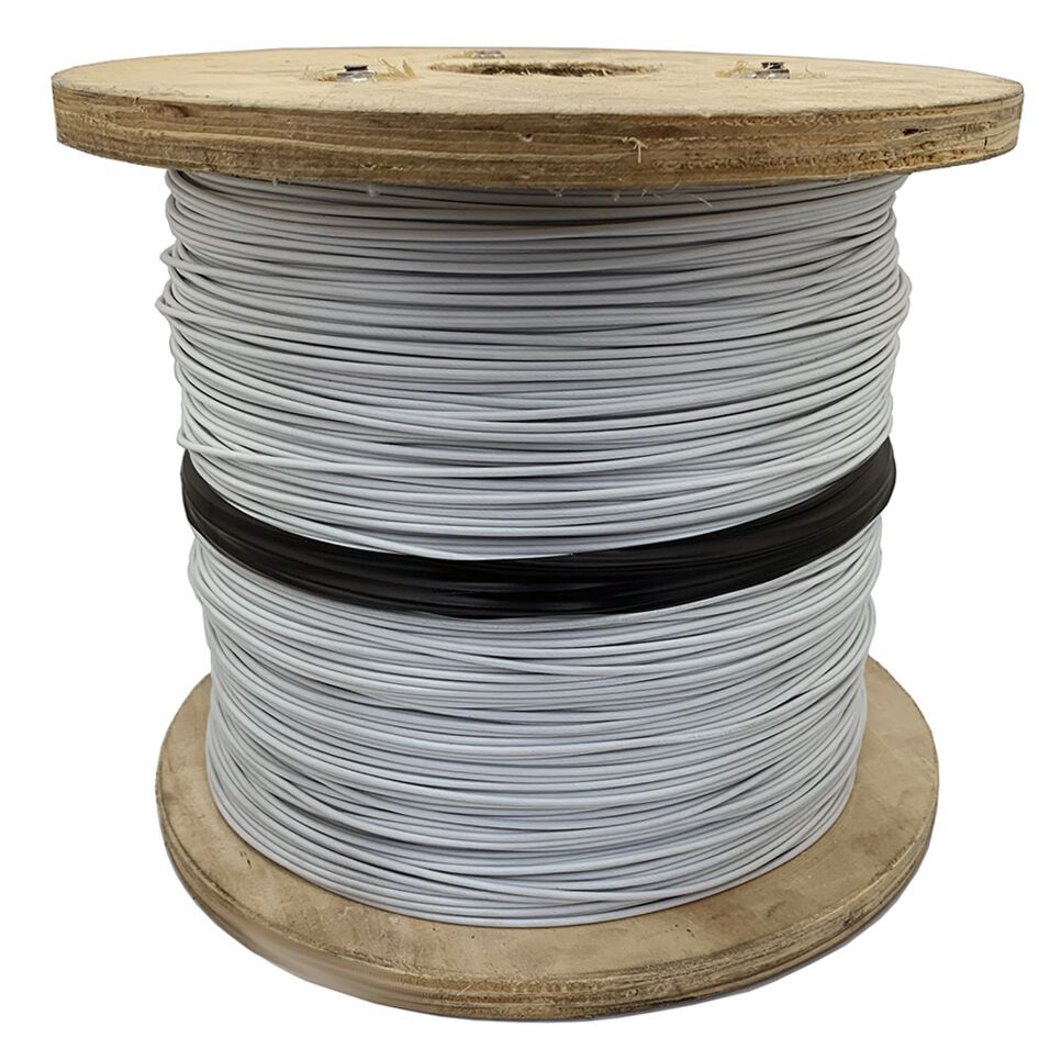 White Coated PVC Galvanised Steel Wire Rope 1.5mm - 6mm