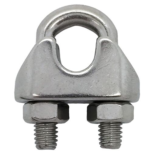 1/8 Inch M3 Stainless Steel Duplex 2-Post Cable Clamp, Wire Rope Clip Cable C