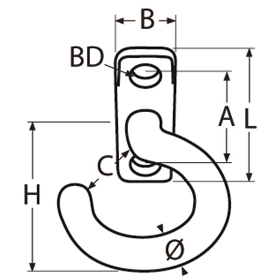 Heavy Duty Hanging Hooks Heavy Duty Stainless Steel Ceiling Hooks - 2 ...