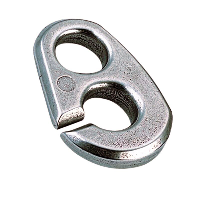 2 X White Plastic Flag Pole Clips - Snap Hooks For Attaching Flags (UK Seller)