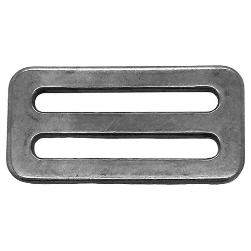 Trimming Shop Zilver Tri-glide Messing 3-Bar Slider Strap Arc Gesp Verstelbare Bevestigingen voor Schoenen, Schoenen, Leathercrafts, DIY Projecten, Handtas