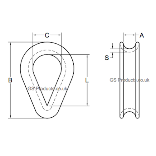 6 Mm Wire Rope Thimbles At ₹ 12/piece | Wire Rope Thimbles In Chennai - Foto 10