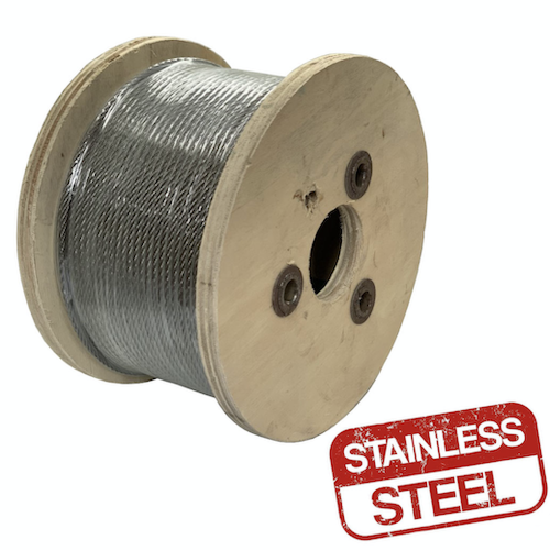 164ft 304 Stainless Steel Cable Kit - 1/8" 7x7 Strand Wire Rope With Turnbuckle, Cutters & Hardware For DIY, Garden, Hanging Lights