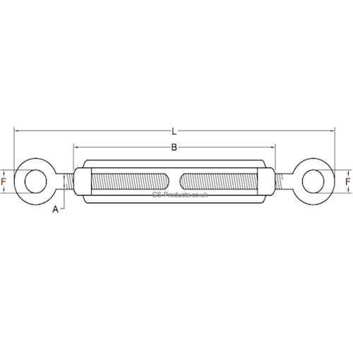 Stainless Steel Hook & Hook Turnbuckle Adjuster – 4mm To 12mm – UK Stock – Made In Germany