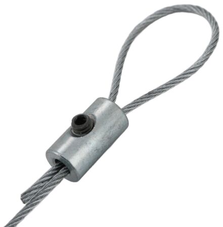 1.5mm bzp wire rope loop clamp 