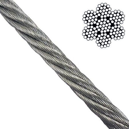 7x19 stainless wire rope 