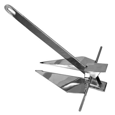 5kg Stainless Steel Crown Stock Danforth Anchor | GS Products