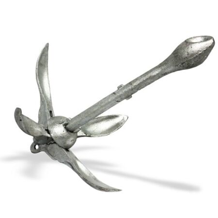4kg galvanised steel folding anchor