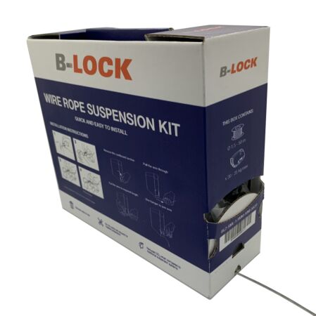 50m B-Lock Steel Wire Rope Suspension Kit 