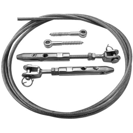 2 meter diy balustrade wire rope system 