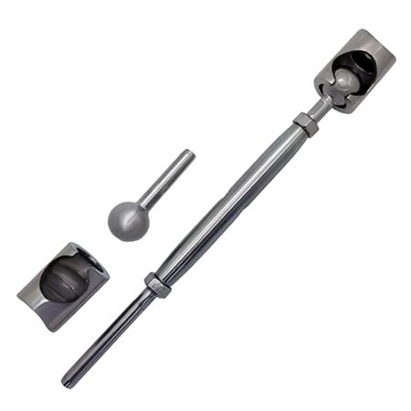 Stainless Steel Wire Rope Balustrade Ball and Socket Adjustable Kit