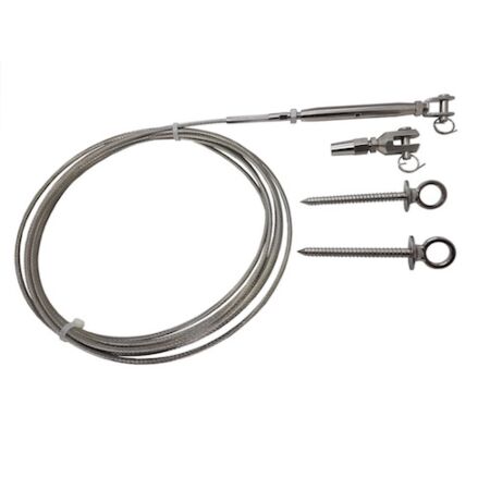 Stainless Steel Wire Rope Balustrade Run Type 1 - 2 Meter