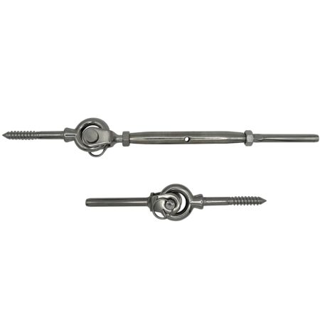 Stainless Steel Wire Balustrade Set - Woodscrew Eyebolts