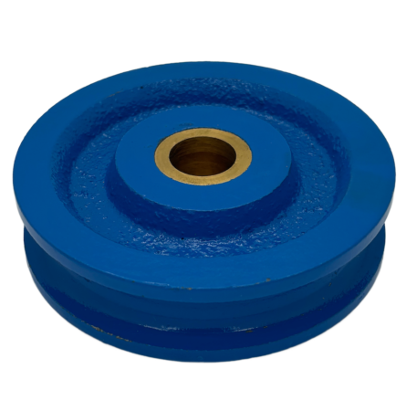 Bronze Bush Blue Painted Steel Pulley Wheel Sheave