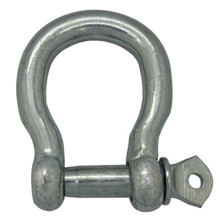 8mm galvanised bow shackle