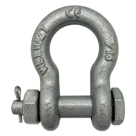 3/4" 4.75 Ton Bow Shackle and Safety Nut and Bolt