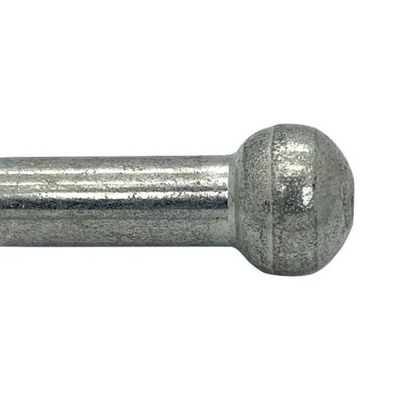 BZP Swage Bell End (14mm OD Ball) - 4mm Wire Rope