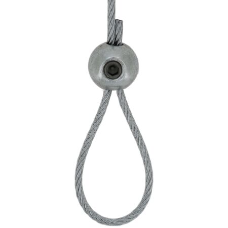 1.5mm bzp ball terminal wire rope 