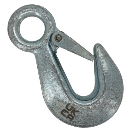 Bright Zinc Plated  Commercial Grade Safety Hook with Spring Loaded Catch