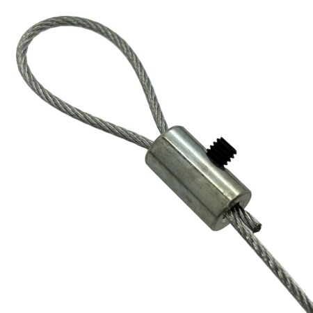 1.5mm bzp steel wire rope loop clamp 
