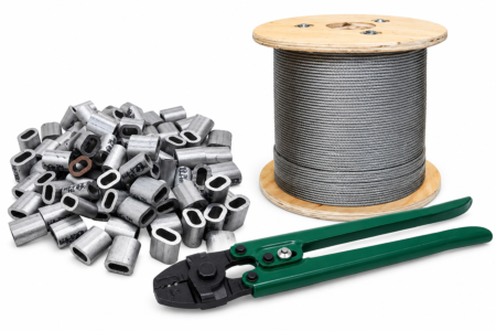 Galvanised Steel Wire Rope Sign / Lighting Hanging Kit (1.5mm / 2mm)