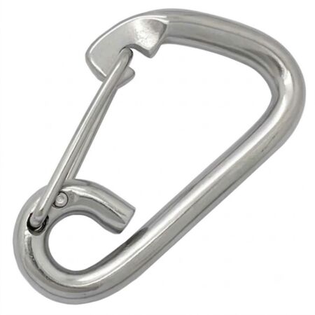 Stainless Steel Formed Eye Carbine Hooks 6mm - 12mm