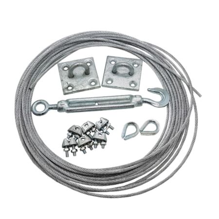 Galvanised Steel Wire Rope Catenary Kit 3