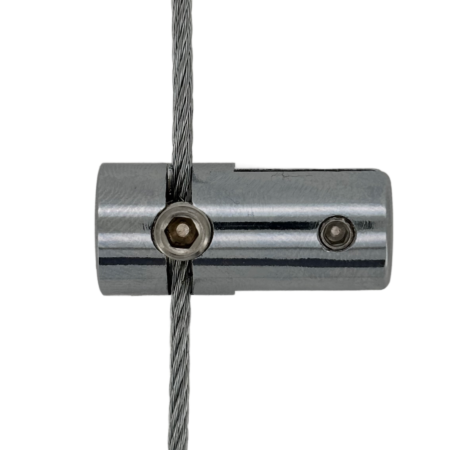 Wire Display System - Round Single Fixed Clamp