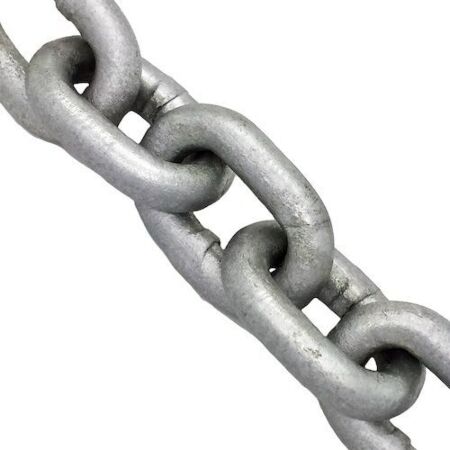 Galvanised Steel Anchor Mooring Chain Short Link DIN  763