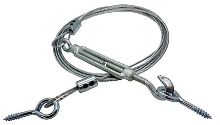 Galvanised Steel Wire Rope Plant Training Aid Kit 2 - 1 Meter