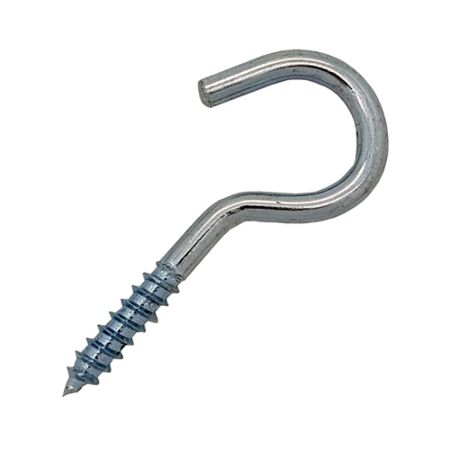BZP Steel Wood Screw M Cup Hook