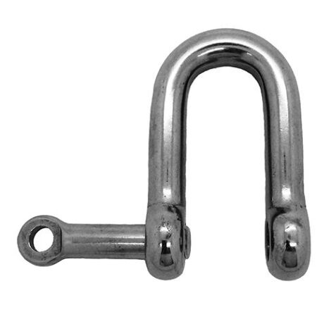 Stainless Steel D Shackles Captive Shake Proof Pin