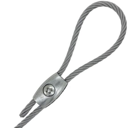 2mm 3mm 4mm 5mm 6mm bzp steel wire rope egg clamp 