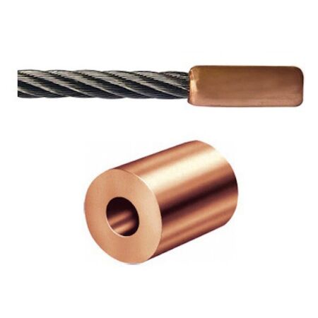 3mm Copper Steel Wire Rope End Stop