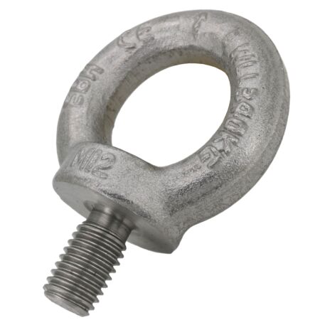 12mm stainless steel din 580 lifting eye bolt tested M!2