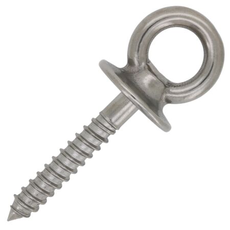 Wood screw eye bolts with plate 6mm 8mm 10mm 12mm 