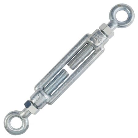 8mm BZP Steel Eye/Eye Turnbuckles with Locking Nuts 