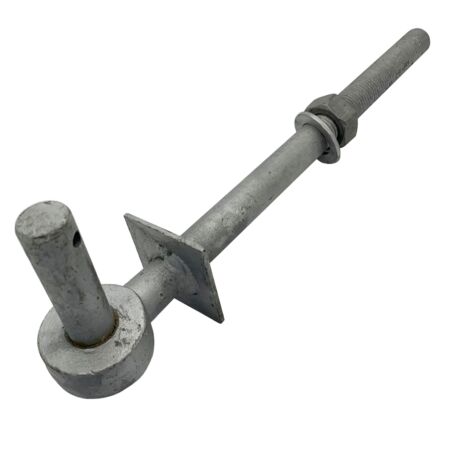 FIELD GATE HOOK TO BOLT WITH WELDED WASHER 12" SHANK