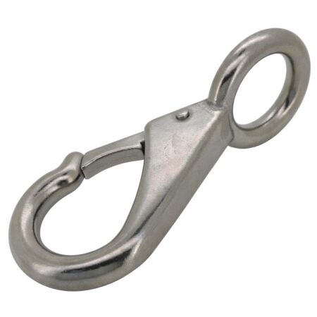 Stainless Steel Fixed Eye Boat Snap Hook 