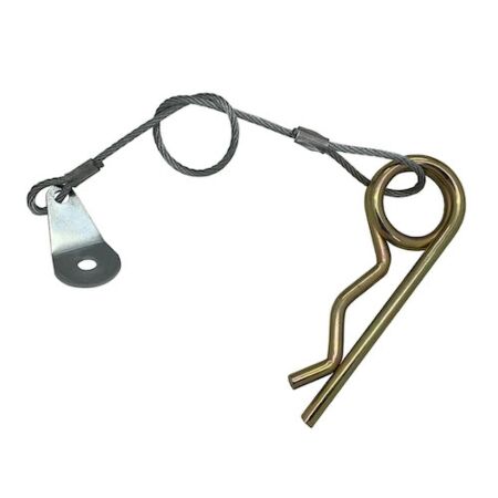 BZP Double Coil Wound Steel R Clips with Retaining Wire