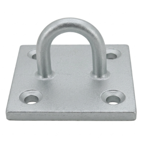 Galv staple eye plate deck plate 