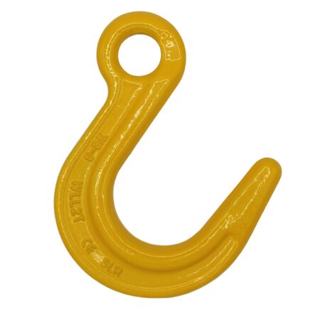 Grade 80 eye foundry hook 8mm 10mm 13mm lifting hook 