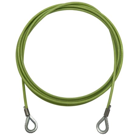 Blackened safety wire bond Safety cable