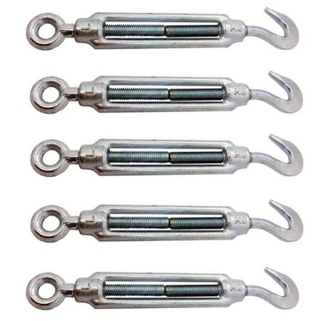 10mm bzp steel turn buckle adjuster straining screw