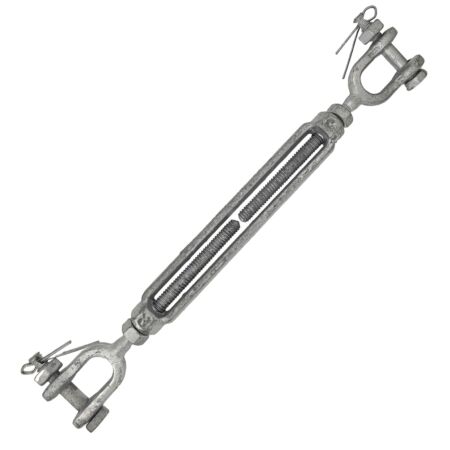 1/2" Galvanised Turnbuckle US Fed Specification Jaw/Jaw