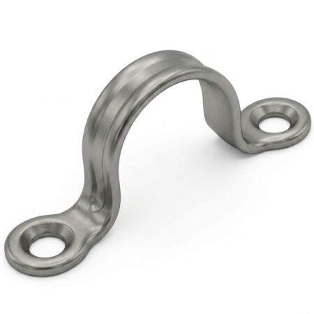 Stainless lacing eye strap